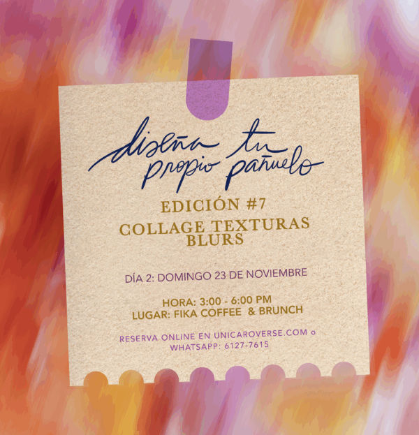 Diseña tu propio pañuelo - 23 Nov