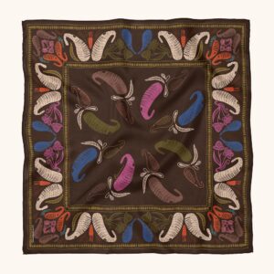 Churuquita Folklore ~ Cacao | 90x90 cm